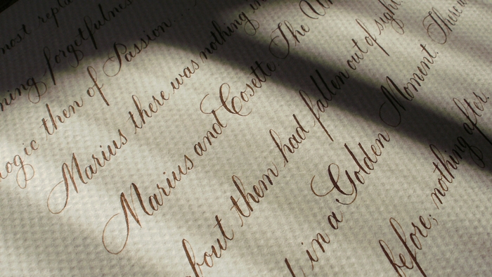 Les Miserables Quote Calligraphy